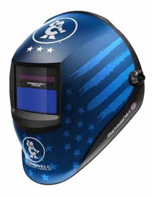 Cornwell Tools Auto Darkening Welding helmet MMW710DVG Blue Flag